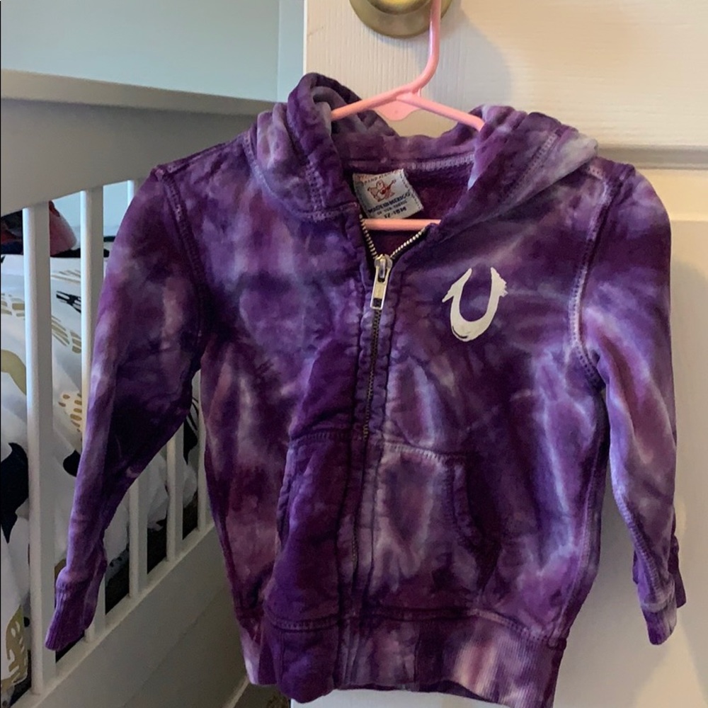 True Religion Tye-Dye Hooded Sweatshirt